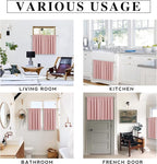 RYB Home Privacy Closet Curtains 36 inch 2 Panels Set, Room Darkening Rod - Image 6