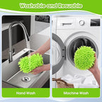 Chenille Mop Heads Replacements 4 Pcs & 1 Base Set - Image 4