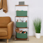 Large Storage Baskets for Shelves, Closet Organizers Bins for Clothes Blanket - Image 4