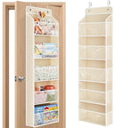JARLINK Toy Stuffed Animal Storage, Over The Door Organizer W/Clear View Windows by JARLINK