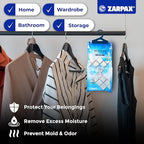 Hanging Moisture Absorber Fresh Cotton 10.6 oz/300g | Moisture Absorbing Bags - Image 3