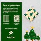 Reusable Paper Towels, Christmas Swedish Dishcloths - Image 6