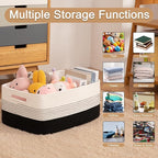 Large Storage Basket for Organizing, Woven Rope Basket for Shelves, Closet - Image 3