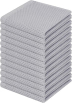 Homaxy 100% Cotton Waffle Weave Kitchen Dish Cloths, Ultra Soft Absorbent Quick by Homaxy
