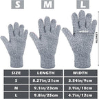Patelai 3 Pairs Microfiber Plant Dusting Gloves Leaf Cleaning Gloves - Image 3