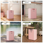 Ypati Handwoven 4 Gallon Rattan Trash Can - Image 5