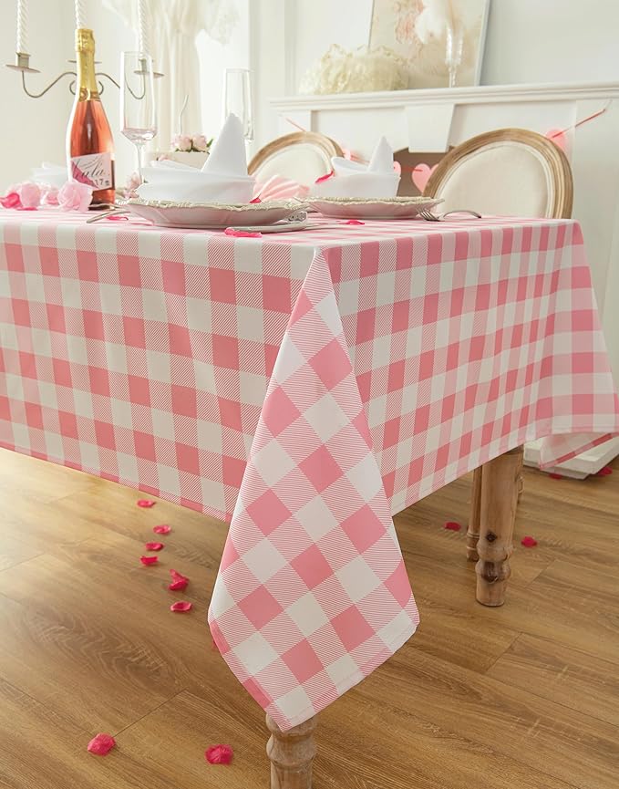 Classic Gingham Tablecloth Fabric - Image 3