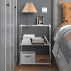 450 lbs Wire Storage Shelving 3-Tier Utility Shelving Unit Steel Organizer Wire - Image 8