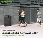 Alpine Outdoor Commercial Trash Can - Image 8