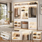 Unikito 75” Modular Closet System, Freestanding Closet Organizer - Image 5