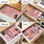 Extra Large Expandable Silverware Organizer, BPA-Free Food-Safe Cutlery - Image 8