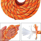 1/2 Inch 100 FT Tree Felling Rope, Professional Static Rope, Bull Pulling - Image 3