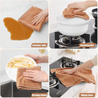 Homaxy Microfiber Kitchen Towels and Dishcloths Set, 12 Pack Soft and Absorbent - Image 5