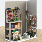 UDPATIO Outdoor Storage Shed 5x3 FT, Plastic Garden Shed - Image 4
