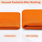 Homaxy 100% Cotton Waffle Weave Kitchen Dish Cloths, Ultra Soft Absorbent Quick - Image 7