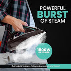 Utopia Home Steam Iron for Clothes - Image 8