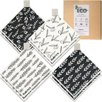 Swedish Dishcloths for Kitchen, 8 Pack Flower Reusable Paper Towels Washable by Eulnars