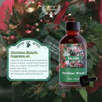 SALKING Christmas Wreath Fragrance Oil, 120ml Premium Essential Oils - Image 3