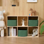 Small Organizing Baskets for Cubes Shelf, 9.7x9.7x7.1 Inch Rope Woven Storage - Image 3