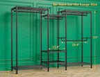 Raybee Clothes Rack, 725 LBS Clothing Rack Adjustable Clothing Racks - Image 6