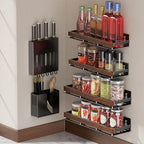 Walnut Magnetic Spice organizer - Image 5