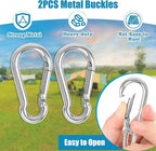 20FT/ 40FT Retractable Travel Clothesline, Adjustable Outdoor Clothesline - Image 4