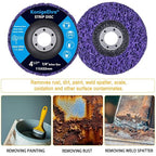 6 Packs 4-1/2" x 7/8" Strip Discs Stripping Wheel Fit Angle Grinder Clean and - Image 4