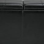 SIMPLIHOME Avalon 42 inch Wide Contemporary Rectangle Storage Ottoman in - Image 12