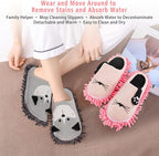 Cartoon Dog Mop Slippers Microfiber Clean Dusting Slippers Detachable Mopping - Image 5