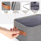 Large Storage Baskets for Shelves 3 Packs, Fabric Storage Bins for Shelves - Image 6