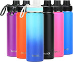 DRINCO Stainless Steel Water Bottle Spout Lid Vacuum Insulated Double Wall by Drinco