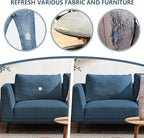 Fabric Repair Patches, Linen Repair Tape Self-Adhesive Fabric Patches Durable - Image 2