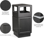 Safco Canmeleon Trash Can, 38 Gallons, Indoor and Outdoor Use, Durable & - Image 2