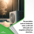 QwikTreat Condensate Pan Treatment Tablets, AC Drip Pan Tablets Air Conditioner - Image 3