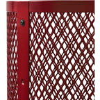 Global Industrial 36 Gallon Outdoor Steel Trash Can - Image 9