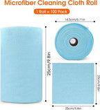 Roll of Microfiber Cleaning Cloth –100 Pack, Tear Away Microfiber Towels - Image 7