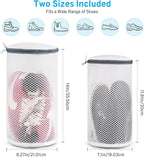 2 Pack 2 Size 120g Honeycomb Shoe Washing Machine Bag, Fabric Shoe Bag - Image 2