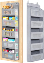Meolsaek Over the Door Organizer, 46lbs Load and Anti-Tilt Design，5 Tier Behind by Meolsaek