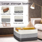 Large Collapsible Laundry Basket, Clothes Hamper - Image 3