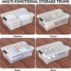 20 Quart Under Bed Shoe Storage Container Bin - Image 5