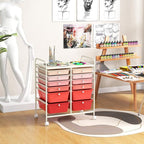 GOFLAME 12-Drawer Rolling Storage Cart, Mobile Utility Cart - Image 2