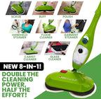 H2O X5 Dual Buff Steam Mop, 8 in 1 Handheld Steam Cleaner - Image 7
