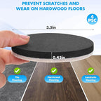 Furniture Lifter Tool + 8-Pack of 3.5" Sliders, Save 80% Effort, Safely and - Image 5