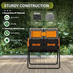 Compost Bin Outdoor, 45 Gallon / 170L Composter Tumbler, 360° Rotating Compost - Image 5