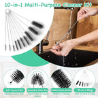 20PCS Drain Clog Remover Tool Set – 59” Drain Snake, 37” Snake Drain Hair - Image 7