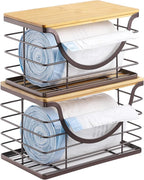 Extra Large Trash Bag Holder Under Sink Stackable Kitchen Storage 2 Pack - Image 8
