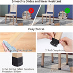 Ezprotekt 24 Pcs Chair Leg Sliders - Image 4