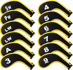 Golf 12pcs Thick Synthetic Golf Iron Head Covers Set Headcover Fit All Brands by Unknown