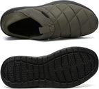 KUBUA Slippers for Men and Womens Indoor House Shoes Plush Slip on Outdoor - Image 3
