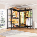 L Shaped Heavy Duty Metal Clothes Rack - Image 2
